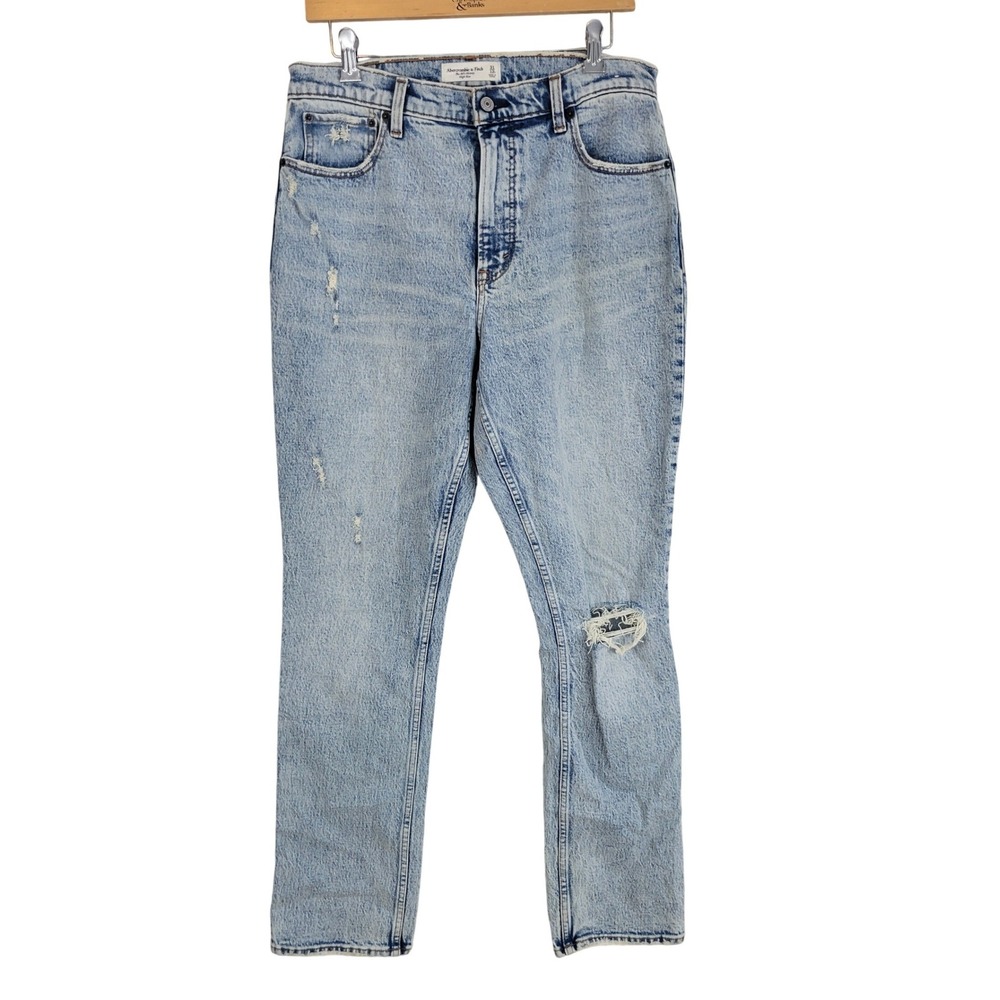 Abercrombie & Fitch The 90's Skinny High‎ Rise Jeans Blue Size 31/12 Regular